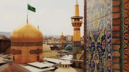 مهمان امام هشتم بر سر سفره&zwnj;های بهشتی