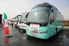افزایش ظرفیت ناوگان البرز با ورود ۷ اتوبوس جدید برای خدمات‌رسانی به زائران اربعین