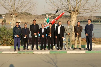 بازدید میدانی مسئولین سازمان ورزش بسیج از امکانات و دستاورد های فدراسیون قایقرانی