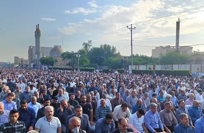 نماز عید سعید فطر در اهواز اقامه شد