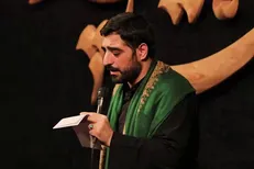 مراسم سینه‌زنی با نوای سیدمجید بنی فاطمه +فیلم