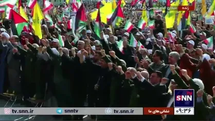 فریاد &laquo;مرگ بر اسرائیل&raquo; در میدان امام حسین طنین&zwnj;انداز شد