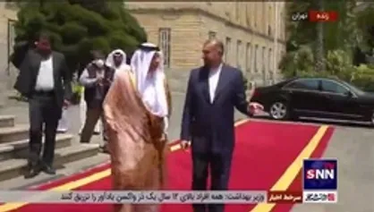 استقبال رسمی امیرعبداللهیان از &laquo;محمدبن عبدالرحمن آل ثانی&raquo;، وزیر امور خارجه قطر