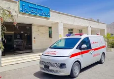 اضافه‌شدن یک دستگاه آمبولانس جدید به ناوگان حمل و نقل اورژانس حاجی آباد