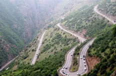 جاده کرج_ چالوس بازگشایی شد