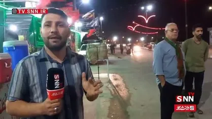 گزارش خبرنگار SNNTV از مسیر منتهی به مرز چذابه/ گرمای ۵۰ درجه هم مانع از خدمت&zwnj;رسانی به زائران اربعین نشد