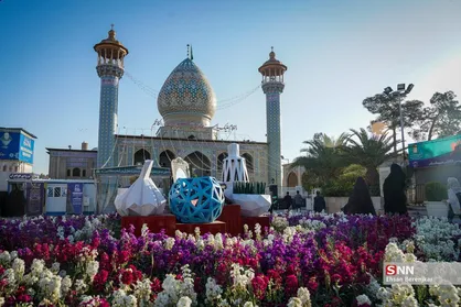 نماز عید فطر در حرم حضرت سیدعلاالدین حسین (ع) شیراز