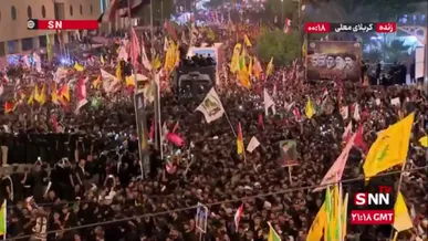 سیل جمعیت امام شهید در کربلای معلی خستگی نمی‌شناسند
