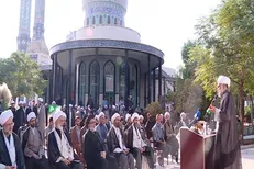 تجمع شماری از طلاب تهران برگزار شد/ دشمن به دنبال فتنه قومی است