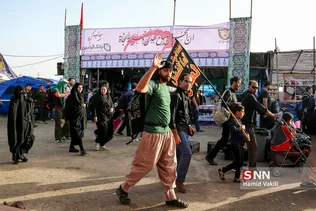 موکب دانشجویان دانشگاه صنعتی شریف در مرز مهران