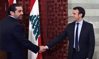 سعد حریری به دیدار وزیر خارجه فرانسه رفت
