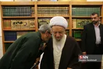  دیدار سردار غلامحسین غیب پرور با حضرت آیت الله العظمی مکارم شیرازی