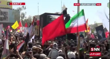 ابراز ارادت عراقی&zwnj;ها به قائد شهید امت در نجف اشرف