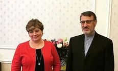 دیدار و گفت‌وگوی سفیر ایران با وزیر خارجه دولت مخالف انگلیس