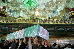 تشییع پیکر هفت شهید مدافع حرم لشگر فاطمیون و زینبیون در قم