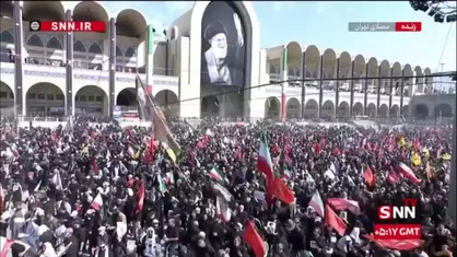 مردم یکصدا فریاد &laquo;انتقام انتقام&raquo; سر می&zwnj;دهند