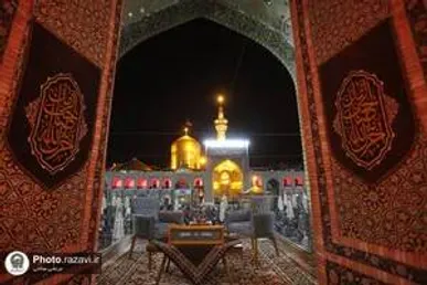 برگزاری مراسم شام غریبان خادمان حرم مطهر رضوی همزمان با شب شهادت امام رضا (ع) + جزئیات