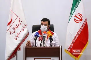 چهارمین نشست خبری سخنگوی جمعیت هلال احمر
