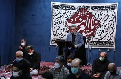 مراسم روضه&zwnj;خوانی با نوای مهدی سماواتی/ روضه&zwnj;خوانی امام رضا(ع) برای شهدای کربلا