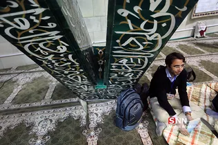 مراسم پذیرش معتکفین دانشگاه تهران