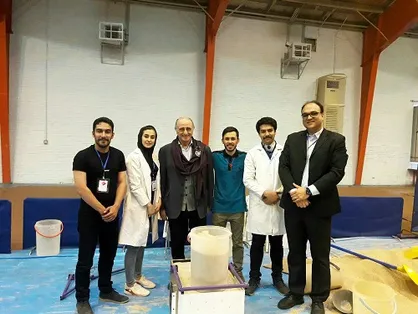 تیم ژئووال دانشگاه آزاد زنجان در مسابقات ملی دیوار خاک مسلح موفق به کسب مقام پنجم شد