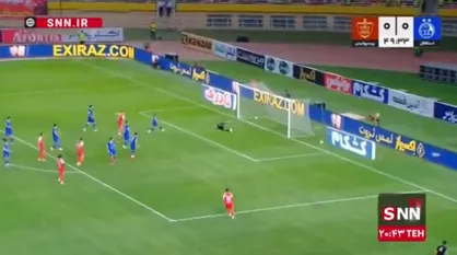 گل اول پرسپولیس به استقلال توسط محبی در دقیقه ۴۹/ پرسپولیس ۱ - ۰ استقلال