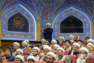 مراسم اربعین سرداران شهید حاج قاسم سلیمانی و ابومهدی المهندس در قم 