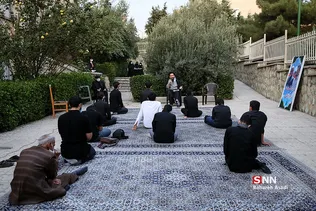روضه خانگی در منزل دو شهید سانحه هواپیمای اوکراینی