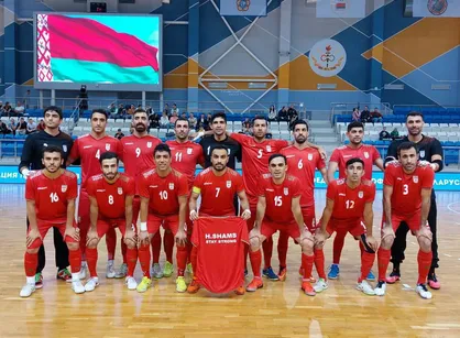 دومین پیروزی پرگل فوتسال ایران مقابل بلاروس