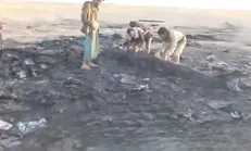 تصاویر لاشه پهپاد آمریکایی MQ-۹ پس از سرنگونی توسط یمنی‌ها