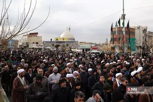 راهپیمایی مردم قم در حمایت از پاسداران اسلام و امنیت میهن