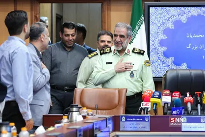 نشست خبری فرماندهی انتظامی تهران بزرگ