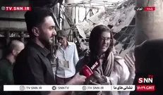 خبرنگار آمریکایی خطاب به سحر امامی: شجاعت مردم ایران در جنگ ۱۲ روزه عجیب و غریب بود + فیلم
