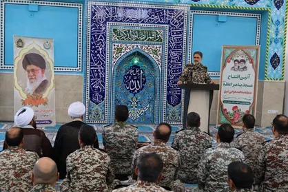 بازدید امیر سرتیپ الهامی از منطقه پدافند هوایی شرق