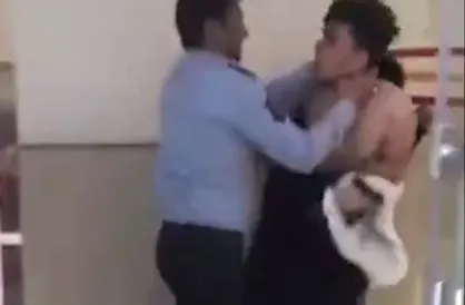 فیلم درگیری حراست با دانشجوی دانشگاه آزاد منتشر شد