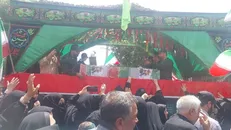پیکر مطهر پاسداران شهید محمد شاهوردی و حسن شریفی در ملارد تشییع شد