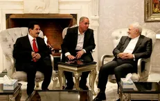 دیدار ظریف ودبیر کل اتحادیه میهنی کردستان عراق