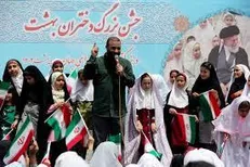 جشن بزرگ دختران بهشت در گلزار شهدای بهشت زهرا(س) برگزار شد 