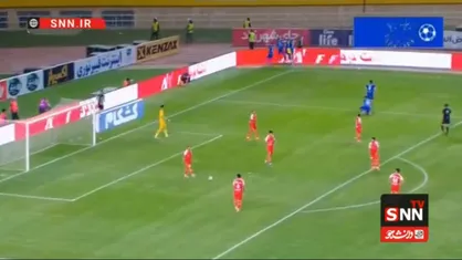 فیلم گل اول استقلال به پرسپولیس توسط یاسر آسانی