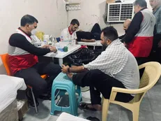 بیش از ۴ هزار زائر اربعینی توسط جمعیت هلال احمر قم خدمات دریافت کردند
