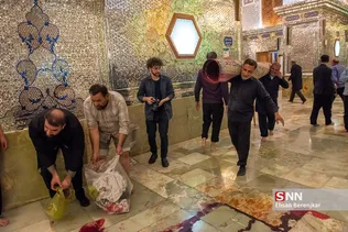 حرم مطهر شاهچراغ(ع) ساعاتی پس از حمله تروریستی