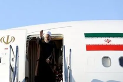 روحانی تهران را به مقصد آکتائو قزاقستان ترک کرد