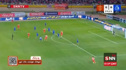 فیلم گل اول پرسپولیس به استقلال توسط محبی