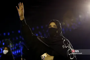 عزاداری شب دوم محرم در میدان امام حسین (ع)