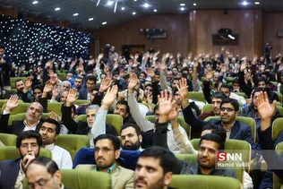 مراسم اختتامیه اولین گردهمایی فعالان فضای مجازی بسیج