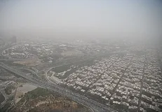 افزایش آلودگی هوا به سطح بسیار ناسالم در تهران/بارش باران و برف در برخی مناطق کشور