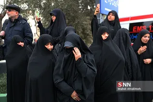 تشییع پیکر سه تن از شهدای کشتی سانچی