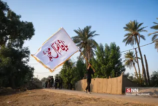 حرکت زائران اربعین در مسیر طریق العلما