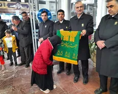 دیدار خادمان امام رضا با تولیت حرم مطهر حضرت امیرالمؤمنین + فیلم