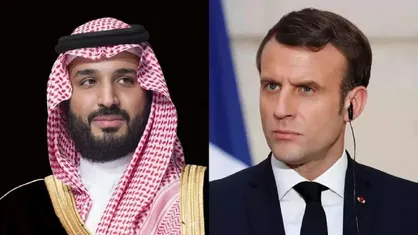 ولیعهد عربستان و مکرون بر لزوم خروج کامل اسرائیل از غزه تأکید کردند